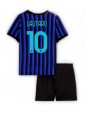 Inter Milan Lautaro Martinez #10 Replika Hemmakläder Barn 2025-26 Kortärmad (+ byxor)